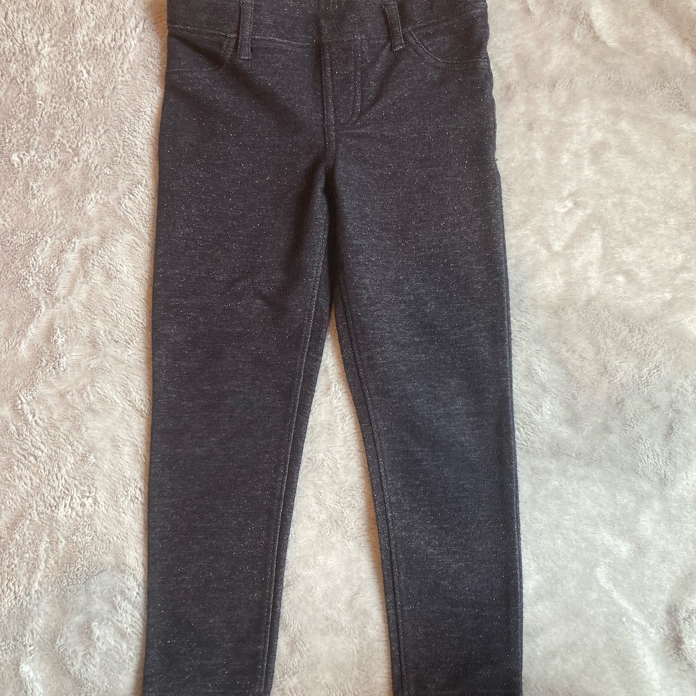 Blue Sparkly Leggings